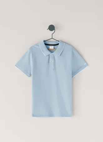 Polo em piqué de corte regular