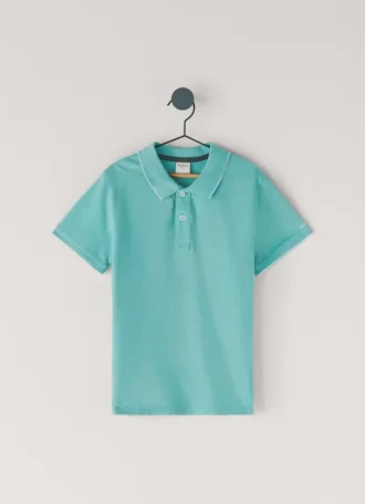 Polo em piqué de corte regular