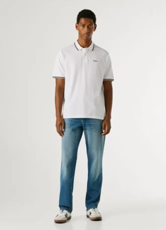 Polo em piqué de corte regular