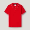 Polo em piqué de corte regular