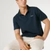 Polo em piqué tingida na peça Polo em piqué tingida na peça