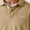 Polo em piqué tingida na peça Polo em piqué tingida na peça