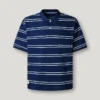 Polo às riscas de corte largo Polo às riscas de corte largo