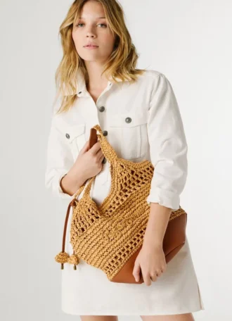 Saco Tote de Ráfia