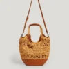 Saco Tote de Ráfia Saco Tote de Ráfia