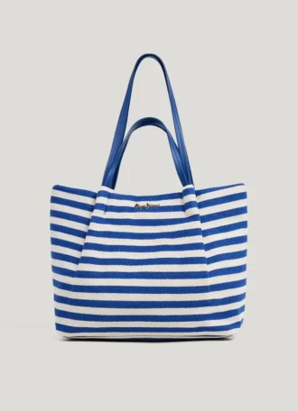 Saco Tote às Riscas