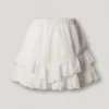 Saia-calça com folhos Saia-calça com folhos