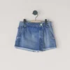 Saia-calça de ganga de corte descontraído Saia-calça de ganga de corte descontraído