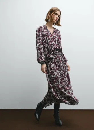 Saia Maxi com Estampado Floral