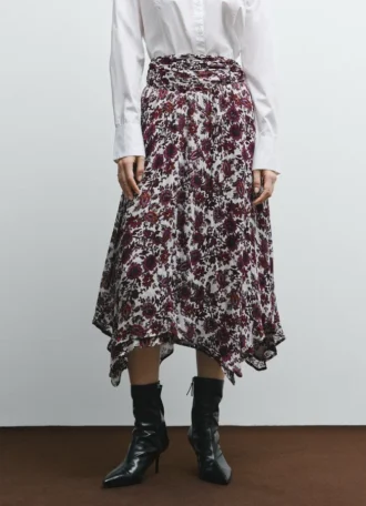 Saia Maxi com Estampado Floral