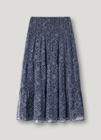 Saia Maxi com Estampado Floral