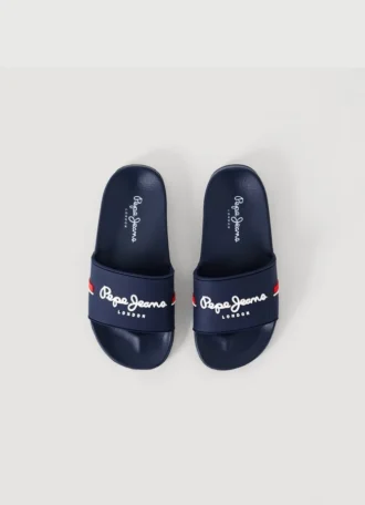 Sandálias tipo chinelo com logótipo