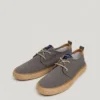 Sapatos Blucher com detalhes em juta