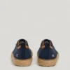 Sapatos Blucher com detalhes em juta