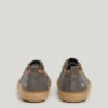 Sapatos Blucher com detalhes em juta