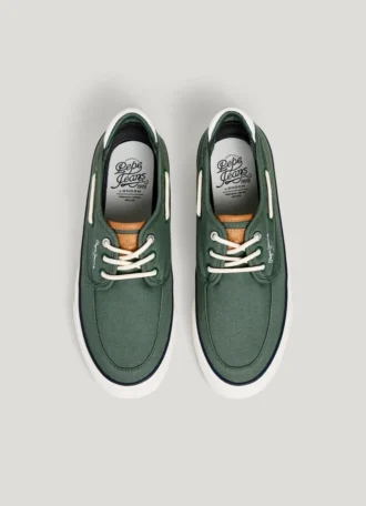 Sapatos náuticos de lona