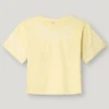 T-shirt com bordado floral e corte descontraído T-shirt com bordado floral e corte descontraído