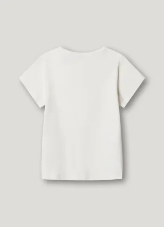 T-shirt com botões e canelado