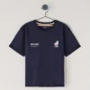 T-shirt com corte descontraído e estampado nas costas T-shirt com corte descontraído e estampado nas costas