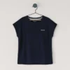 T-shirt com corte descontraído e estampado nas costas T-shirt com corte descontraído e estampado nas costas