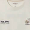 T-shirt com corte descontraído e estampado nas costas