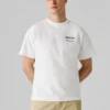 T-shirt com corte descontraído e estampado nas costas T-shirt com corte descontraído e estampado nas costas