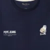 T-shirt com corte descontraído e estampado nas costas T-shirt com corte descontraído e estampado nas costas