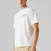 T-shirt com corte descontraído e estampado nas costas T-shirt com corte descontraído e estampado nas costas