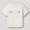 T-shirt com corte descontraído e estampado nas costas