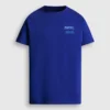 T-shirt com corte descontraído e estampado nas costas T-shirt com corte descontraído e estampado nas costas