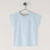 T-shirt com corte descontraído e logótipo impresso T-shirt com corte descontraído e logótipo impresso
