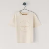 T-shirt com corte descontraído e logótipo impresso T-shirt com corte descontraído e logótipo impresso