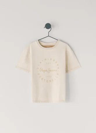T-shirt com corte descontraído e logótipo impresso