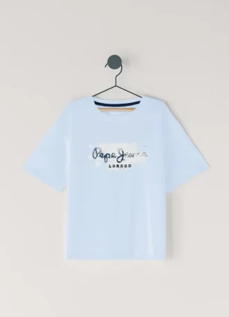T-shirt com corte descontraído e logótipo impresso