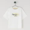 T-shirt com corte descontraído e logótipo impresso T-shirt com corte descontraído e logótipo impresso