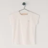 T-shirt com corte descontraído e logótipo impresso T-shirt com corte descontraído e logótipo impresso