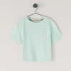 T-shirt com corte descontraído e logótipo impresso T-shirt com corte descontraído e logótipo impresso