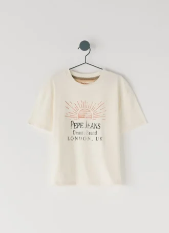 T-shirt com corte descontraído e logótipo impresso