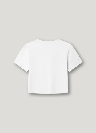 T-shirt com corte descontraído e logótipo impresso T-shirt com corte descontraído e logótipo impresso
