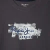T-shirt com corte descontraído e logótipo impresso T-shirt com corte descontraído e logótipo impresso