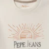 T-shirt com corte descontraído e logótipo impresso T-shirt com corte descontraído e logótipo impresso