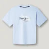 T-shirt com corte descontraído e logótipo impresso T-shirt com corte descontraído e logótipo impresso