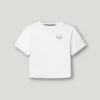 T-shirt com corte descontraído e logótipo impresso T-shirt com corte descontraído e logótipo impresso