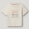 T-shirt com corte descontraído e logótipo impresso T-shirt com corte descontraído e logótipo impresso