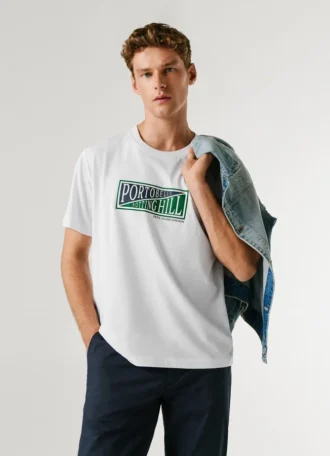 T-shirt com corte regular e estampado gráfico