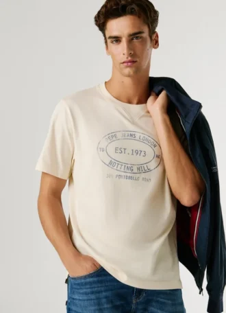 T-shirt com corte regular e estampado gráfico T-shirt com corte regular e estampado gráfico