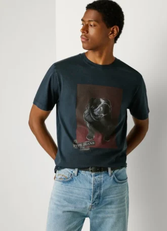 T-shirt com corte regular e estampado gráfico