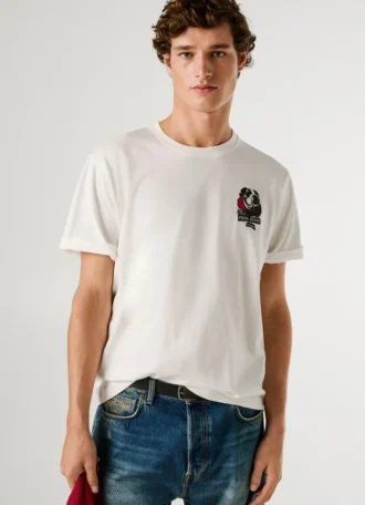 T-shirt com corte regular e estampado gráfico