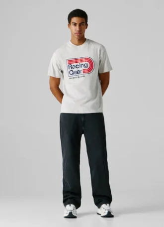 T-shirt com corte regular e estampado gráfico