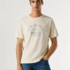 T-shirt com corte regular e estampado gráfico T-shirt com corte regular e estampado gráfico